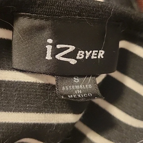 Iz Byer Black & White Military Jacket - Picture 5 of 6